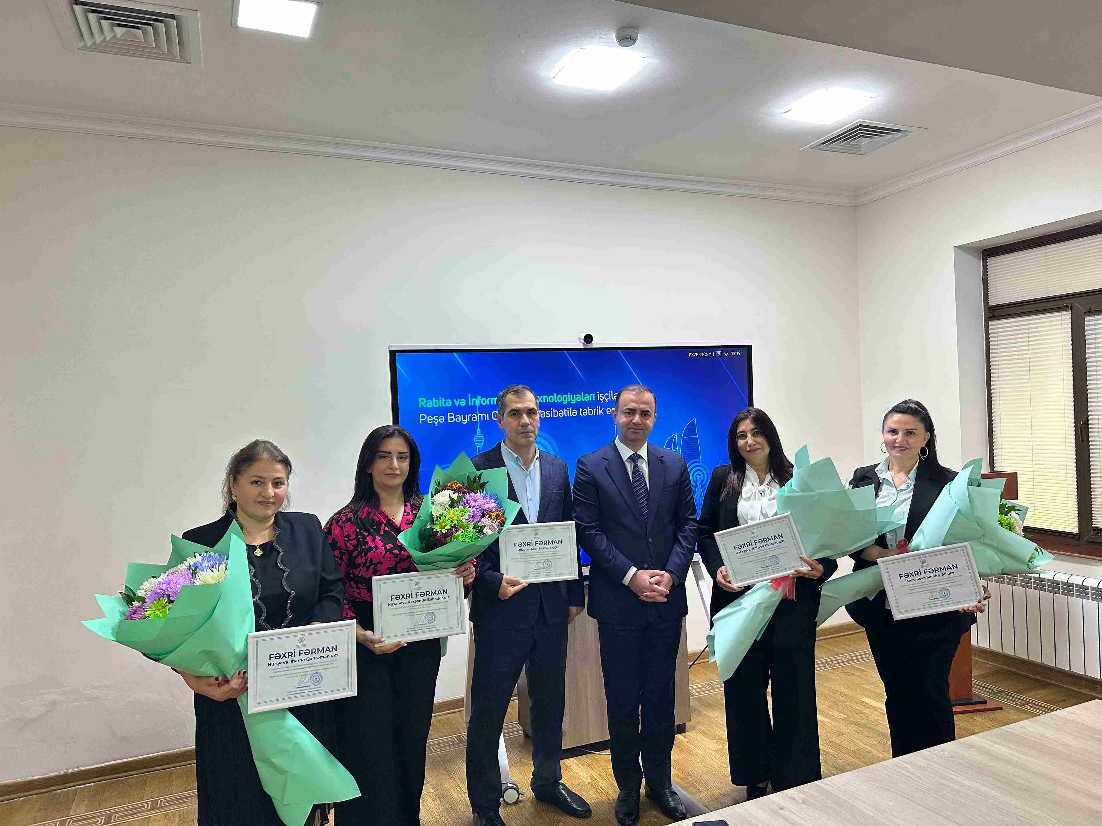 “Aztelekom” MMC-nin əməkdaşları peşə bayramlarını qeyd ediblər
